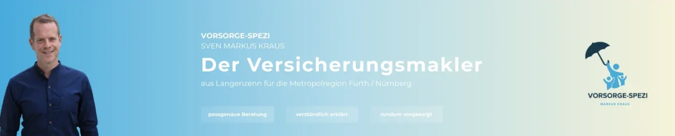 Banner Vorsorge-Spezi Versicherungsmakler Sven Markus Kraus Langenzenn